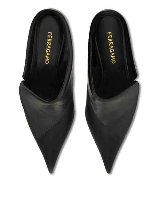 Ferragamo Eva ミュール Black