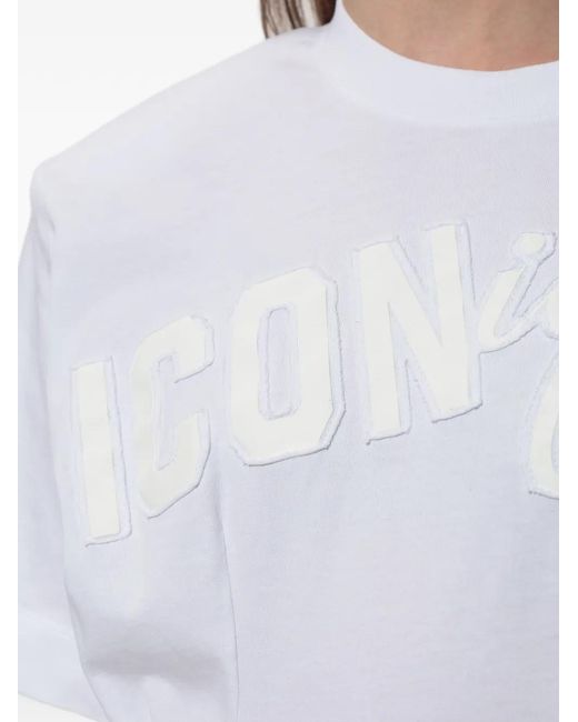 DSquared² White Iconique Bodysuit