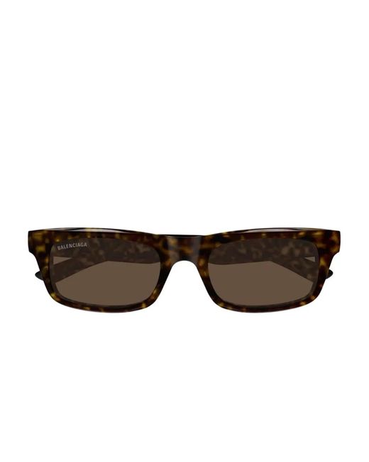 Balenciaga Brown Bb0422S Rectangle-Frame Sunglasses for men
