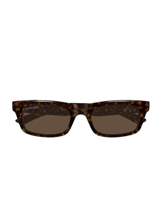 Balenciaga Brown Bb0422S Rectangle-Frame Sunglasses for men