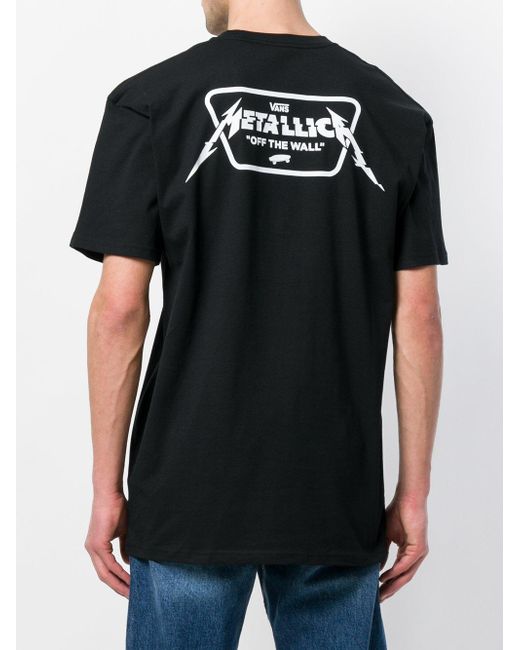 Vans Metallica Logo T-shirt in Black for Men | Lyst