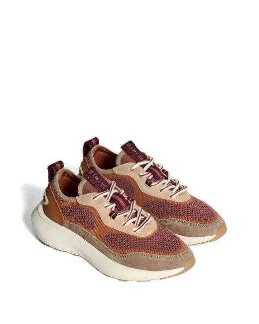 HOFF Brown Panelled Sneakers