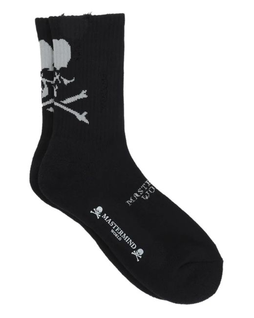 Chaussettes À Imprimé Tête De Mort MASTERMIND WORLD pour homme en coloris Black