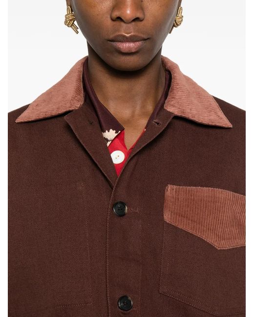 Bode Brown Pocket Corduroy Jacket