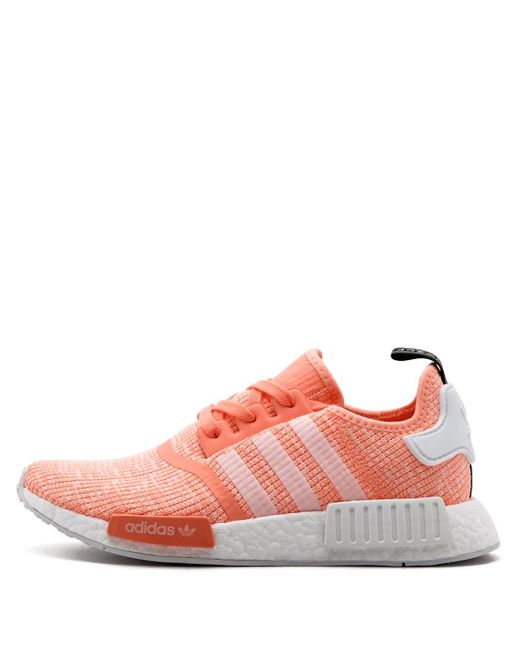 Adidas Pink Nmd R1 "Sun Glow" Sneakers