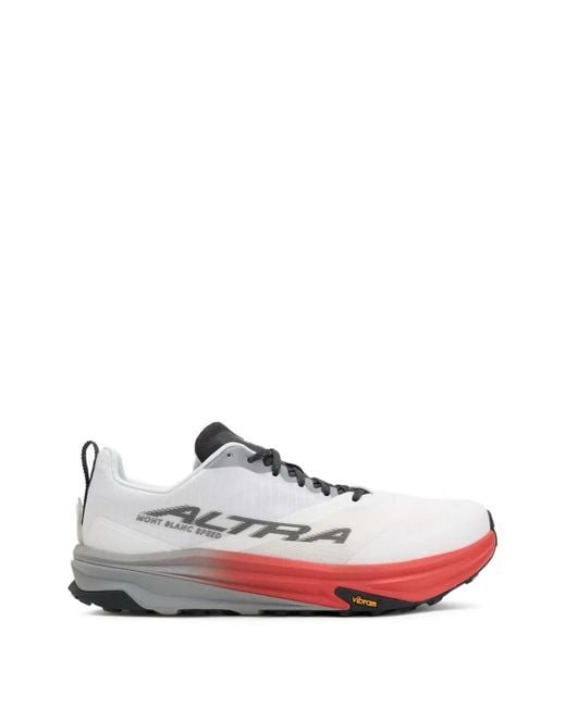 Altra White Mont Blanc Speed Logo Sneakers for men