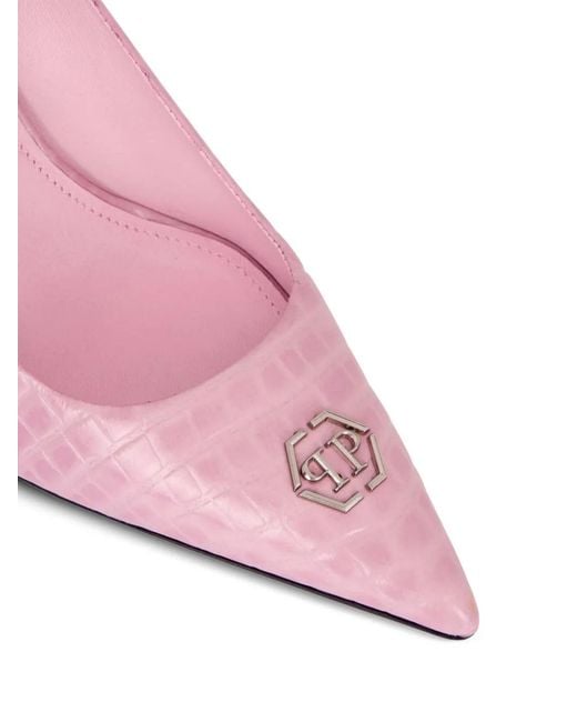 Philipp Plein Pink Pumps Mit Spitzer Kappe