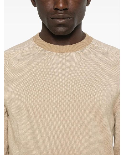 Pull En Coton Canali pour homme en coloris Natural