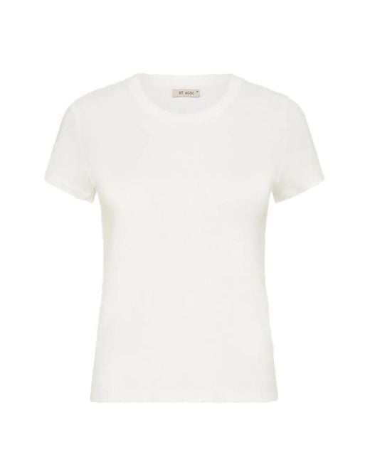 St. Agni White Organic Cotton T-Shirt