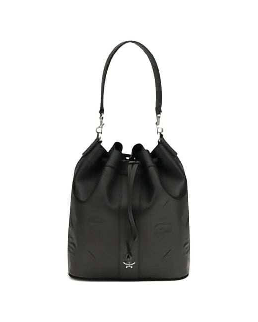 MCM Black Sac Seau Dessau Médium