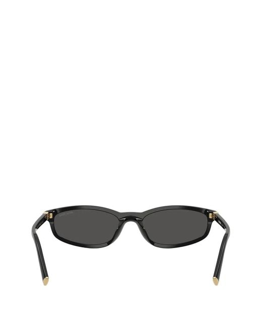 Miu Miu Brown Oval-Frame Sunglasses