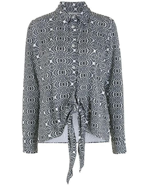 Amir Slama Gray Printed Shirt