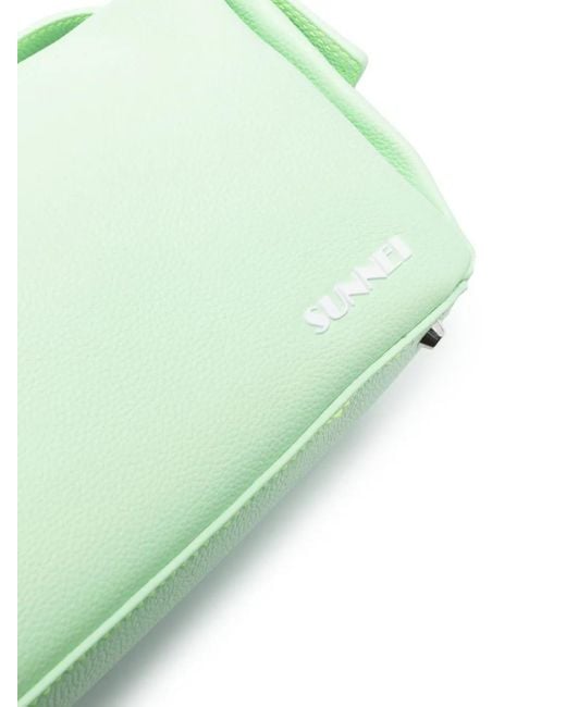 Borsa A Spalla Labauletto di Sunnei in Green