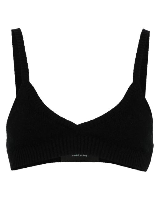 Alanui Black Finest Brallete-Style Top