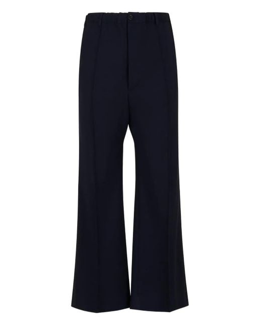 Wide-leg flared trousers Marni de hombre de color Blue