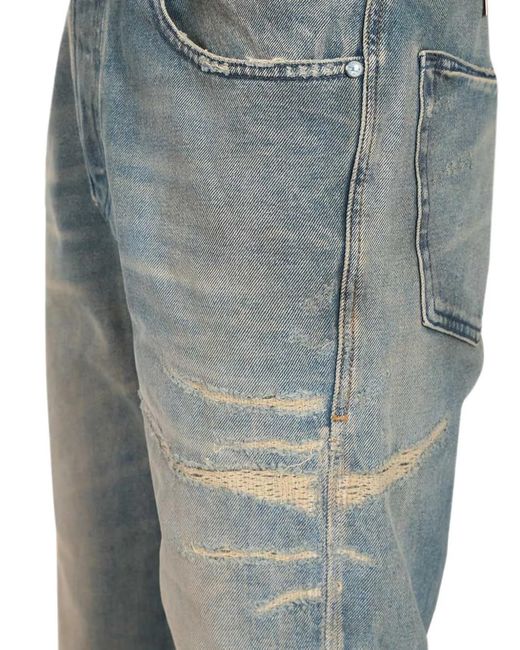 DIESEL Blue 2024 Logo-Patch Jeans for men
