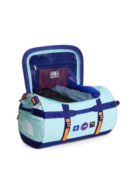 The North Face Blue Small Base Camp Logo-Patch Backpack
