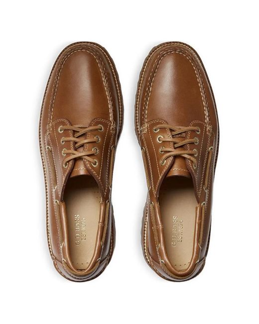 G.H.BASS Brown Ranger Camp Moccasins for men