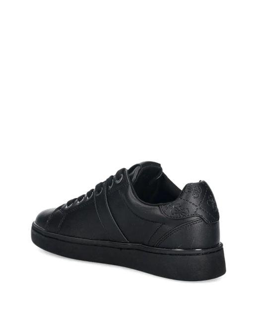 Guess Black Britz Embossed Sneakers