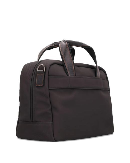 Longchamp Black Small Boxford Briefcase