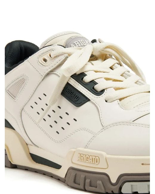 Axel Arigato White Panelled Low-Top Sneakers for men