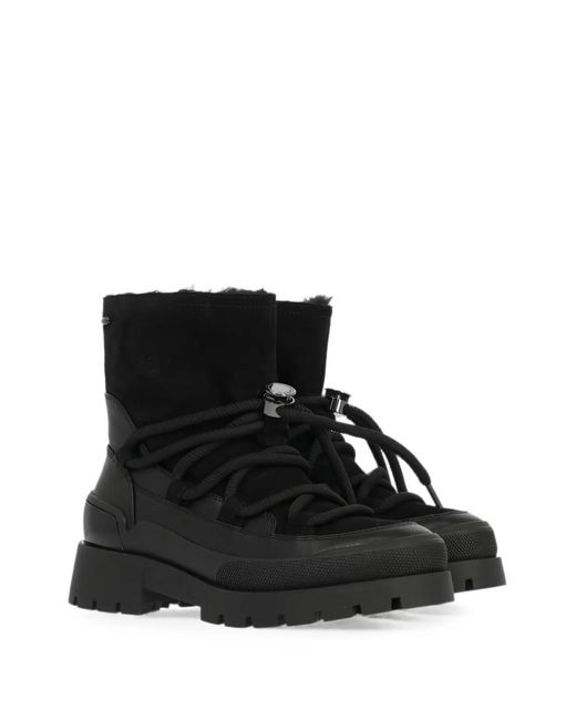 Mexx Black Toggle-Fastening Boots
