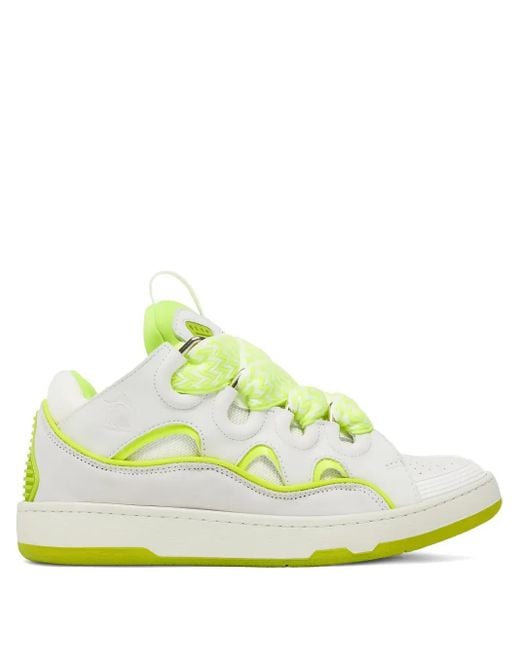 Baskets Baskets Curb /Jaune Fluo' Lanvin pour homme en coloris Green