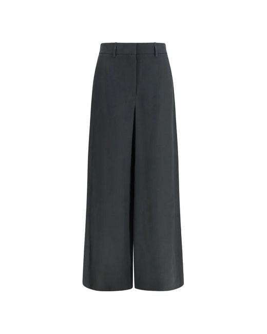 Giorgio Armani Gray Palazzo Trousers