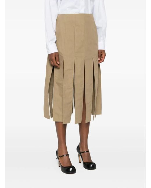 Simone Rocha Natural Multi Slit Skirt