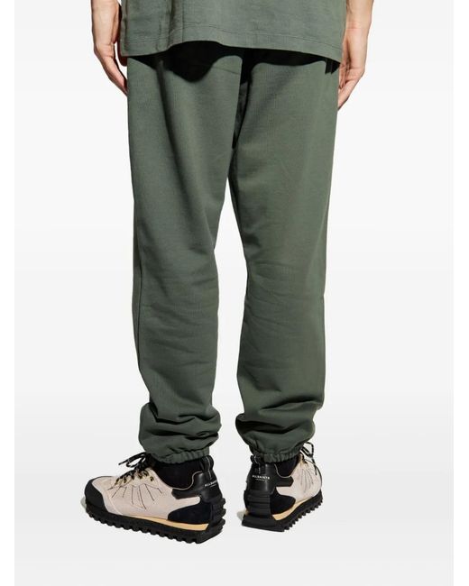 AllSaints Green Halcyon Logo-Print Track Pants for men