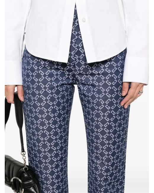Vaqueros Con Logo En Jacquard Givenchy de color Blue