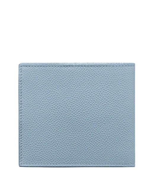 Thom Browne Blue Pebble Grain Bifold Wallet for men