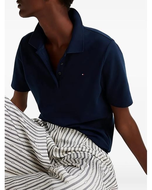 Tommy Hilfiger ショートスリーブ ポロシャツ Blue
