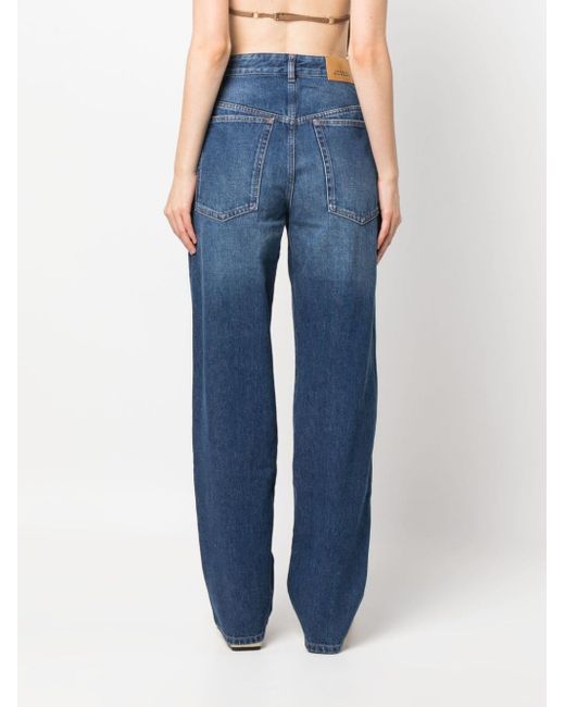 Isabel Marant Straight Jeans in het Blue
