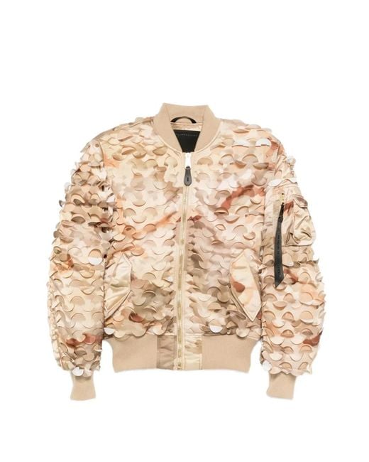 Alpha Industries Natural Ma-1 Ulcans Flight Long-Sleeve Jacket