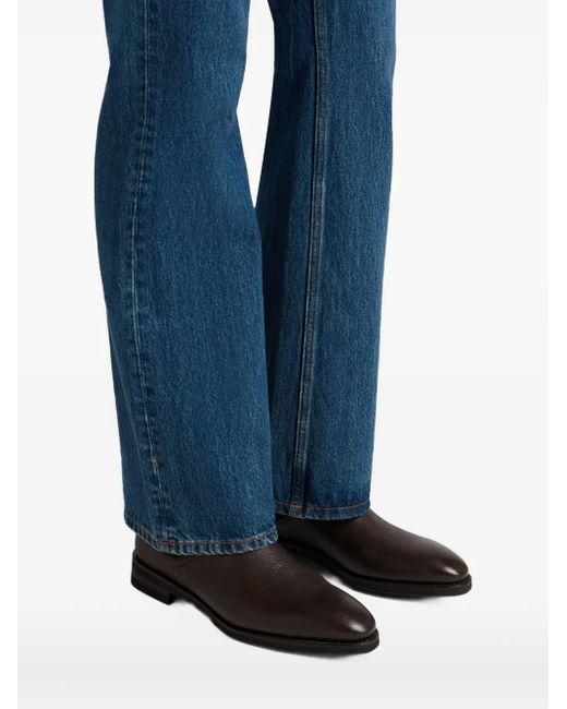Bally Brown Elasticated Panel Chelsea Boots for men