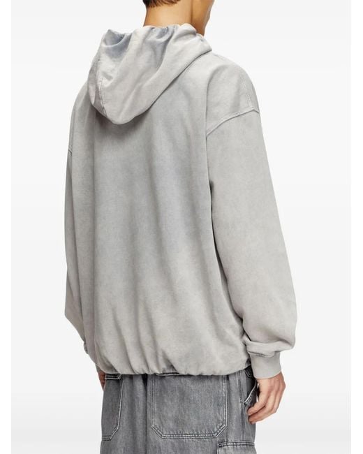 DIESEL Gray Boxstic Hoodie