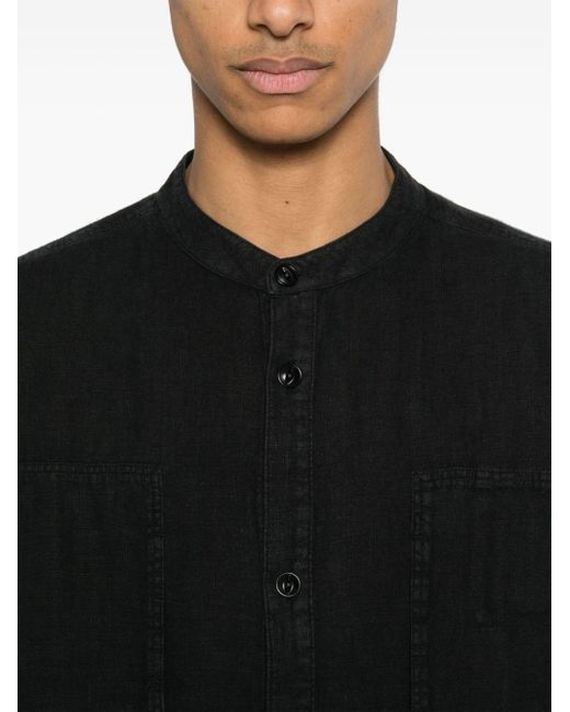Camicia Coreana di YMC in Black da Uomo