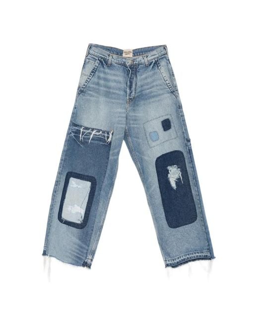 GALLERY DEPT. Jeans Met Patchwork in het Blue voor heren