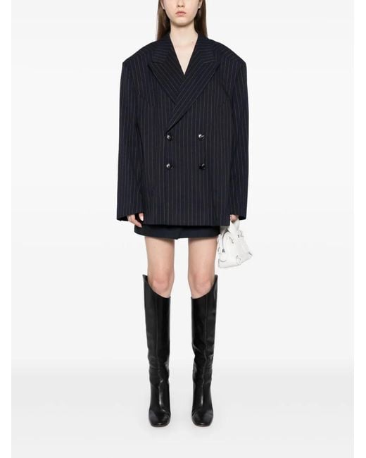 Entire studios Black Double Breasted Blazer