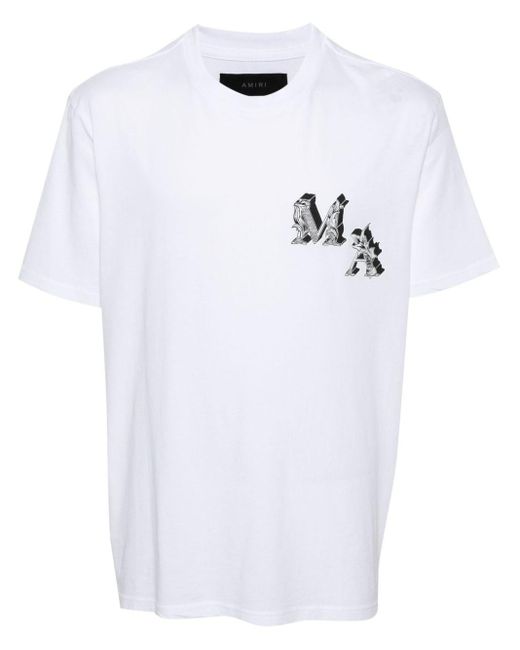 Amiri T-shirt Met Engel in het White voor heren