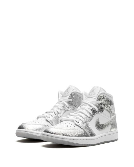 Nike Air 1 Low Se "metallic Silver" Sneakers in het White