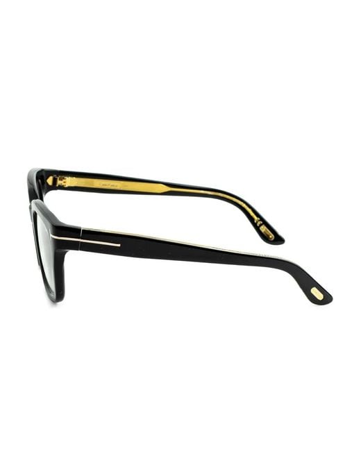 Tom Ford Black Square-Frame Glasses for men