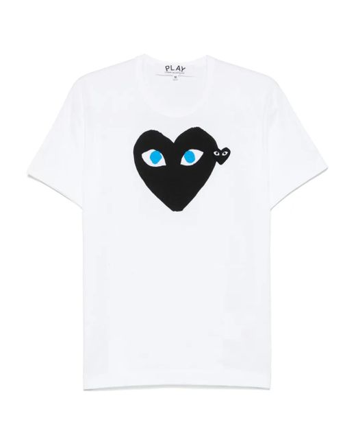 COMME DES GARÇONS PLAY ハートエンブレム Tシャツ White