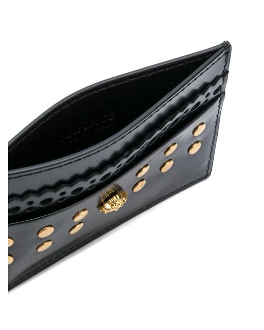 Versace Blue Studded Cardholder for men