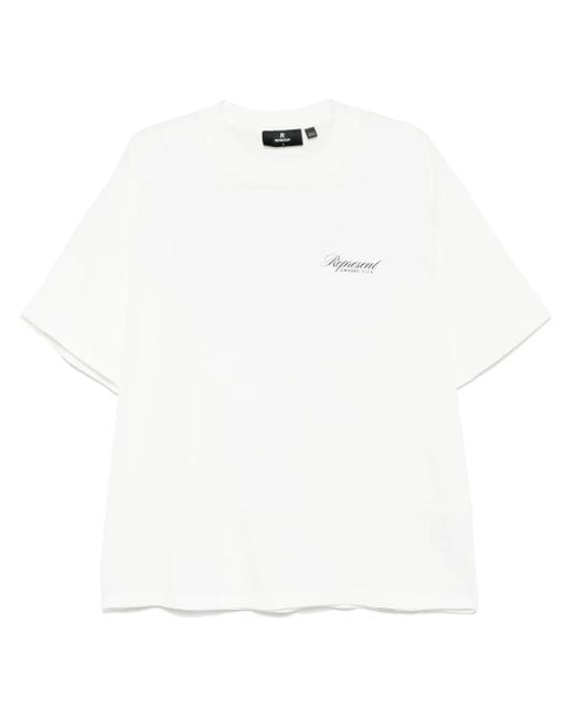 Represent Owners Club Script T-Shirt in het White voor heren