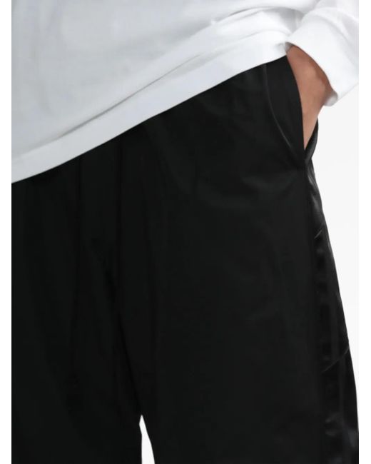 Junya Watanabe Black Panelled Tapered Trousers for men