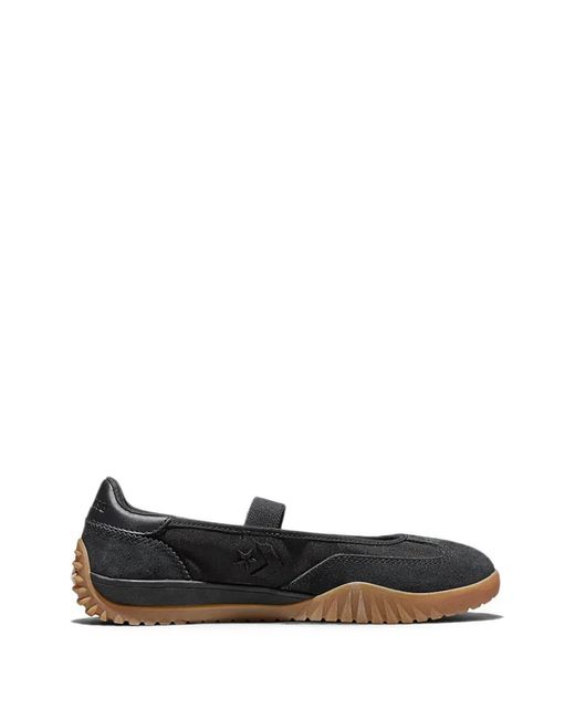 Converse White Run Star Trainer Ballet Flats