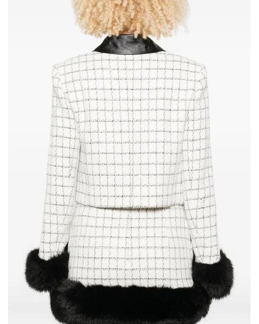 Self-Portrait White Neutrals Jackets
