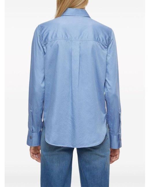 Closed Blue Long-sleeve Cotton Shirt